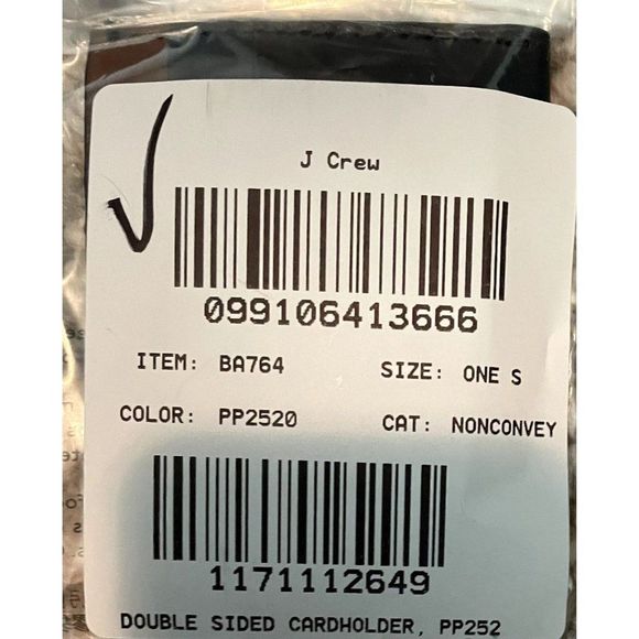 J.CREW Men's Double-sided Cardholder - Picture 2 of 3